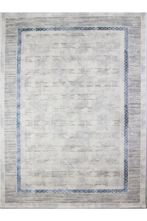 Турецкий ковер Амели 9244 Серый-голубой
